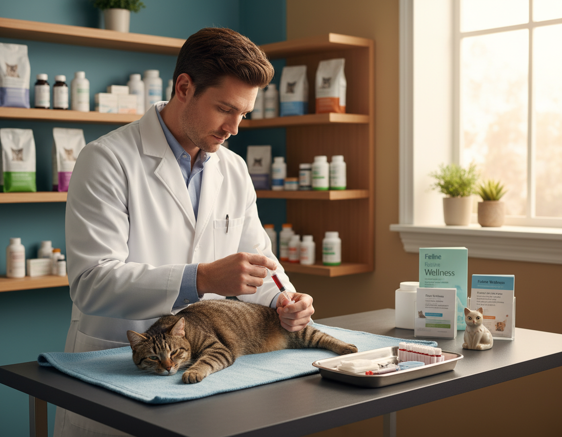 pomen krvnih preiskav pri mačkah