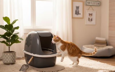 Postavitev mačjega stranišča – Vse, kar moraš vedeti o tem!