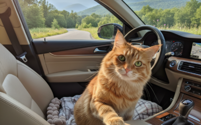Potovanje mačke z avtomobilom – Vse, kar moraš vedeti o tem!