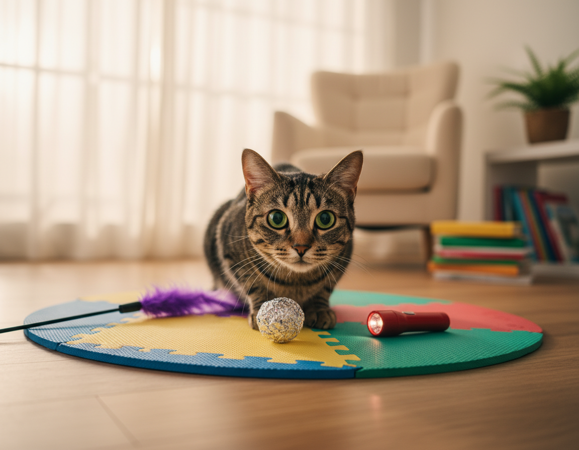 povečevanje zbranosti pozornosti pri mačkah