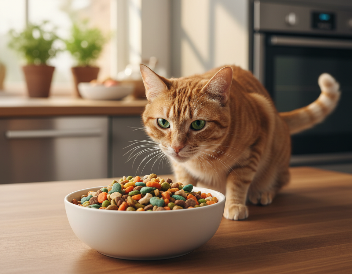 prehrana brez piščanca za mačko