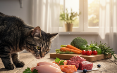 Prehrana mačke s surovim mesom – Vse, kar moraš vedeti o tem!