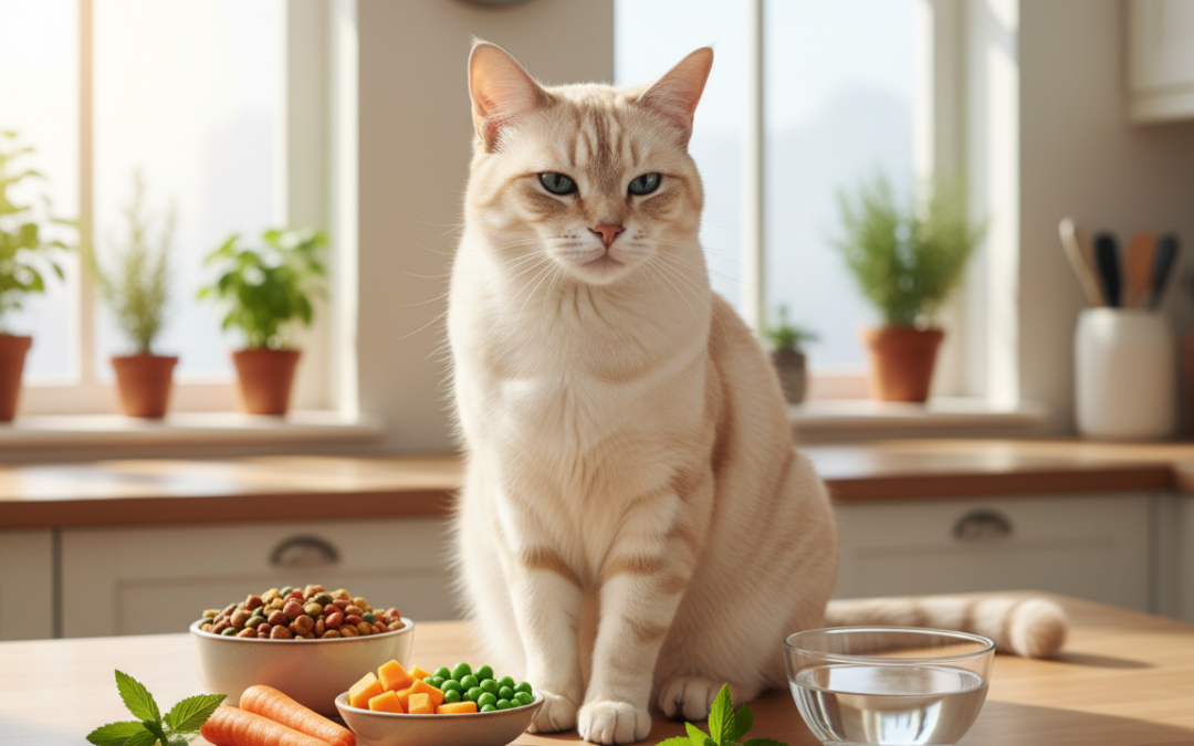 Prehrana proti prekomerni telesni teži pri mački – Vse, kar moraš vedeti o tem!