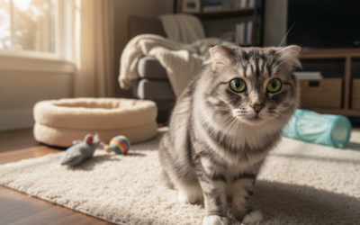 Prepoznavanje tesnobe pri mačkah – Vse, kar moraš vedeti o tem!