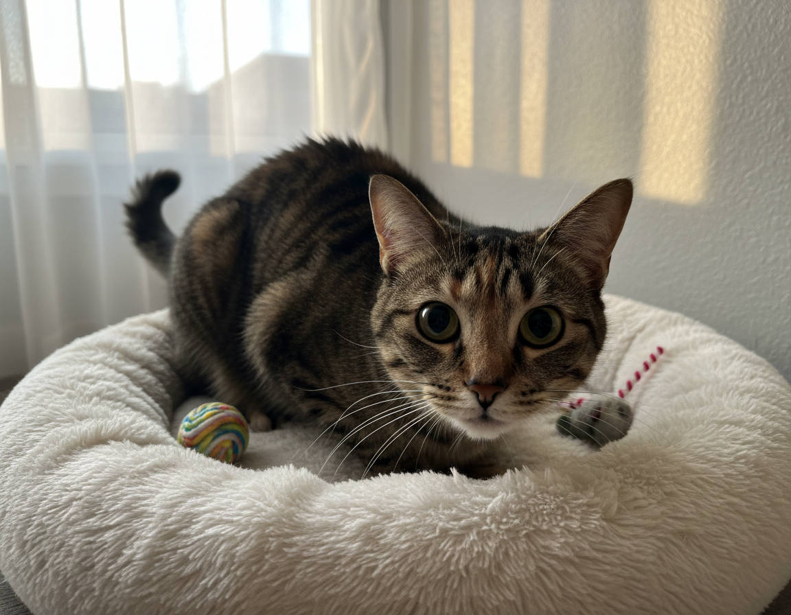 prepoznavanje živčnega vedenja pri mačkah