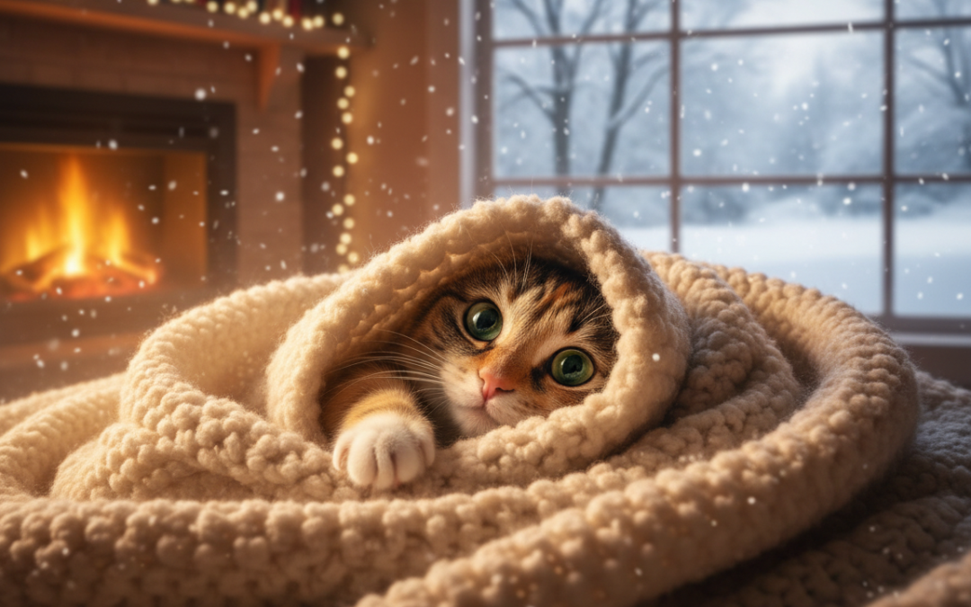 Prilagajanje mačke hladnemu vremenu – Vse, kar moraš vedeti o tem!