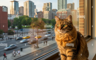 Prilagajanje mačke na prometni hrup – Vse, kar moraš vedeti o tem!