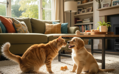 Mačji blog 22 Prilagajanje mačke novemu hišnemu ljubljenčku – Vse, kar moraš vedeti o tem!