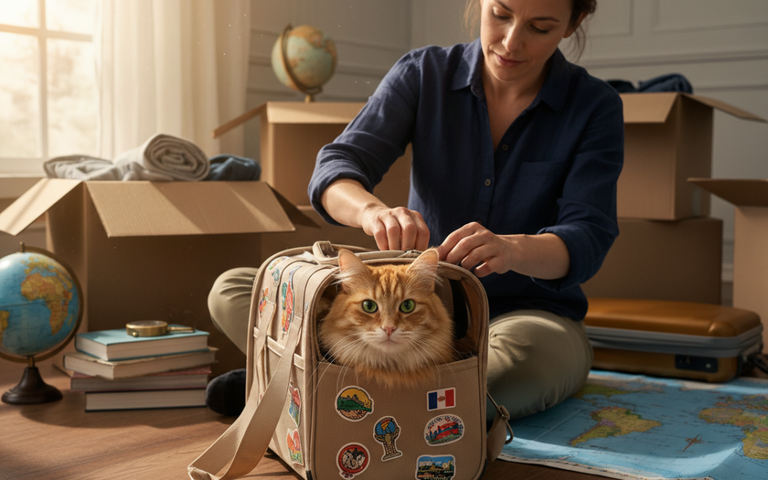 Selitev mačke v tujino – Vse, kar moraš vedeti o tem!