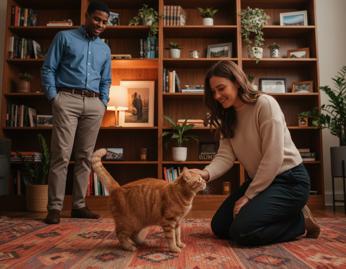 socializacija mačke z neznanci