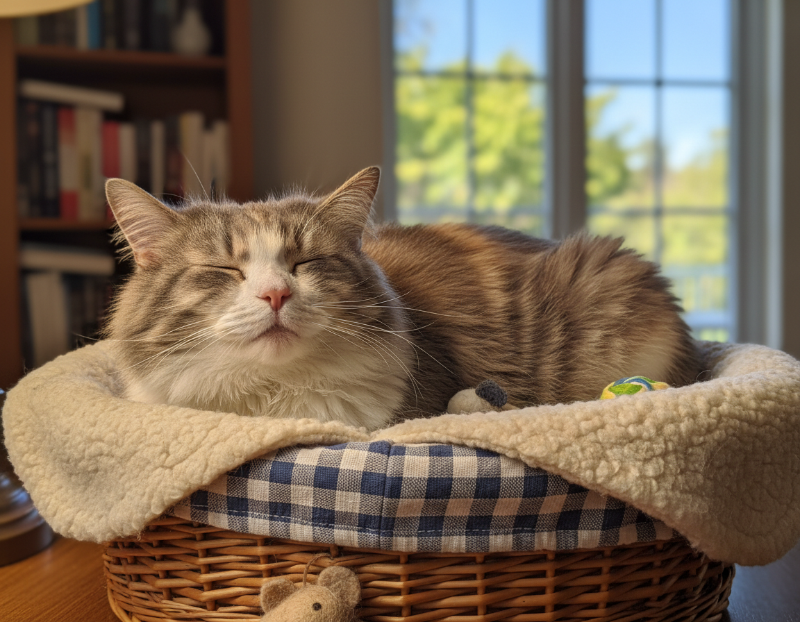 spalne navade starejše mačke