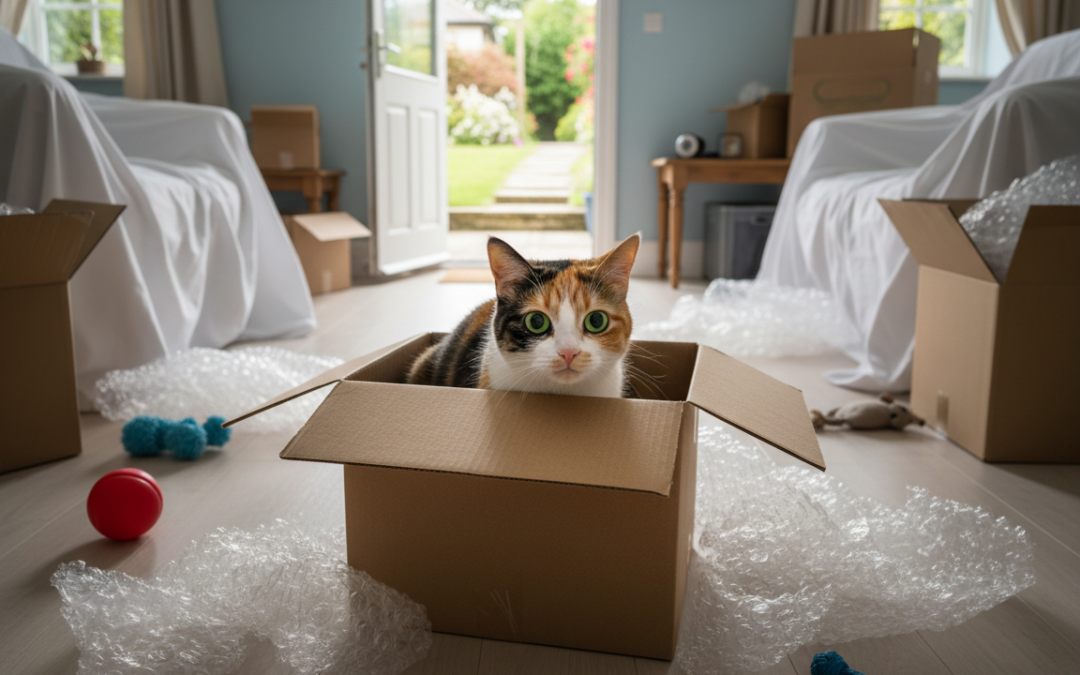 Strah mačke pred selitvijo v nov dom – Vse, kar moraš vedeti o tem!