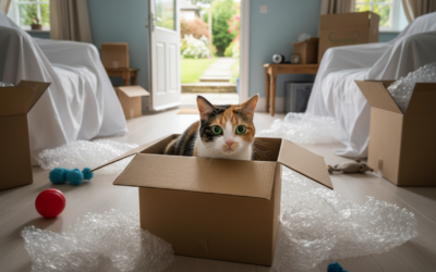 Strah mačke pred selitvijo v nov dom – Vse, kar moraš vedeti o tem!