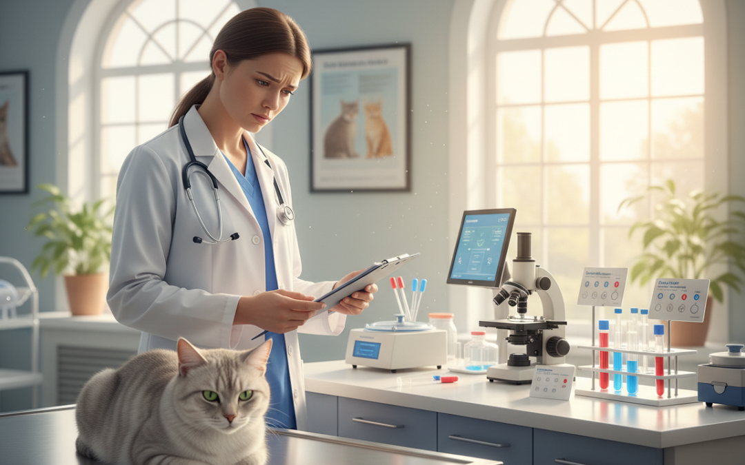 Testiranje na srčno glisto pri mačkah – Vse, kar moraš vedeti o tem!