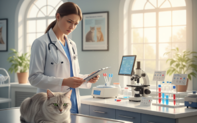 Testiranje na srčno glisto pri mačkah – Vse, kar moraš vedeti o tem!