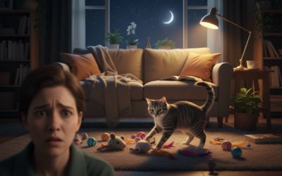 Težave z nočnim vedenjem mačke – Vse, kar moraš vedeti o tem!