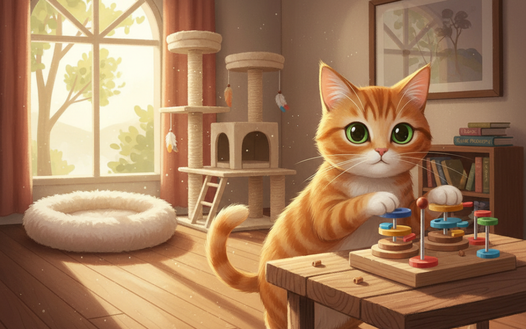 Trening logičnega razmišljanja pri mački – Vse, kar moraš vedeti o tem!