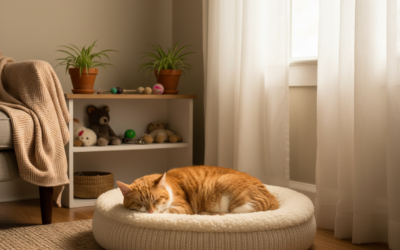 Ustvarjanje mirnega spalnega okolja za mačko – Vse, kar moraš vedeti o tem!