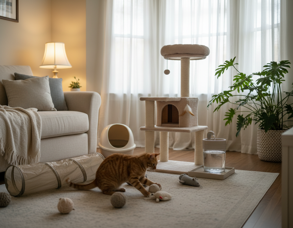 Varnost mačke v domu – Vse, kar moraš vedeti o tem!