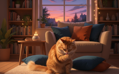 Večerni rituali mačke – Vse, kar moraš vedeti o tem!