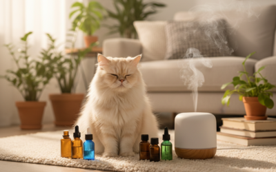 Vpliv aromaterapije na mačko – Vse, kar moraš vedeti o tem!