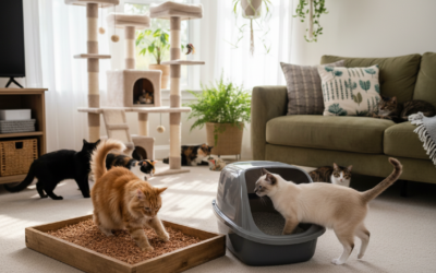 Vrsta mačje stelje v gospodinjstvih z več mačkami – Vse, kar moraš vedeti o tem!