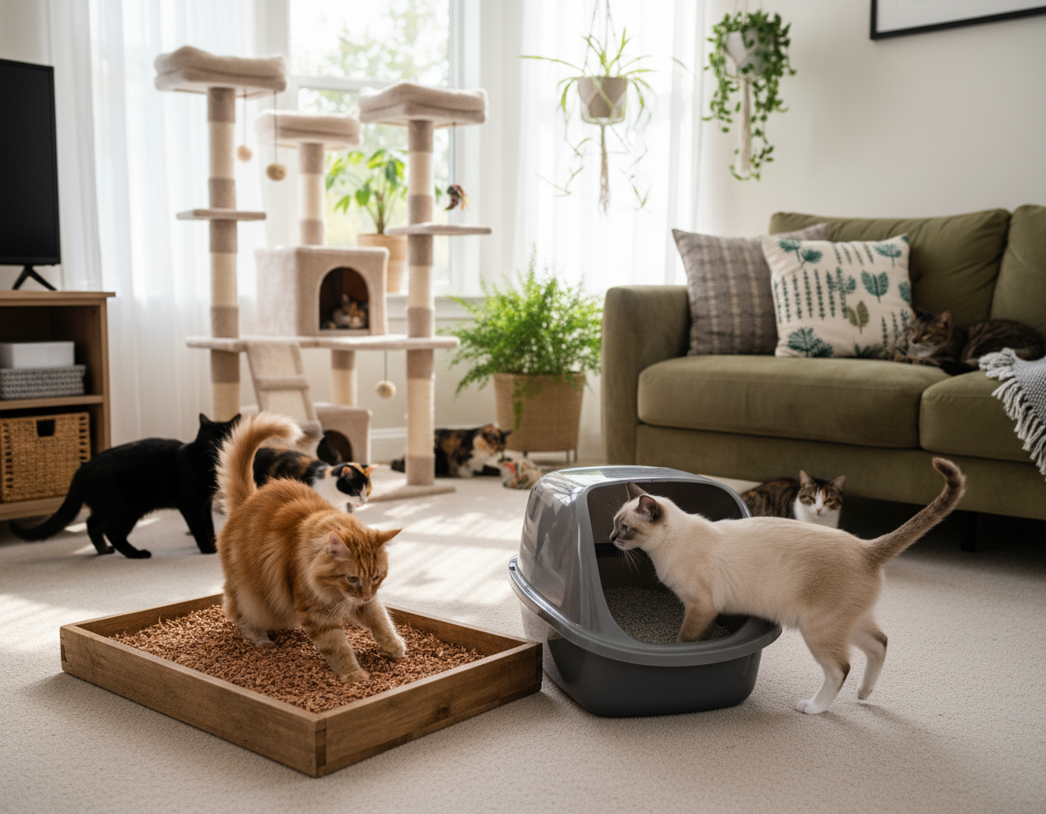 vrsta-macjega-peska-v-gospodinjstvih-z-vec-mackami vrsta mačjega peska v gospodinjstvih z več mačkami