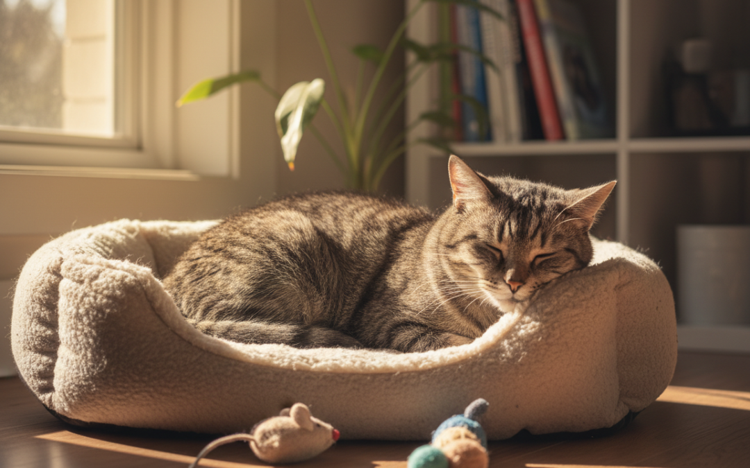 Vzroki motenj spanja pri mački – Vse, kar moraš vedeti o tem!