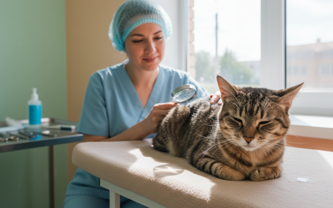 Zdravljenje kožnih težav pri starejši mački – Vse, kar moraš vedeti o tem!