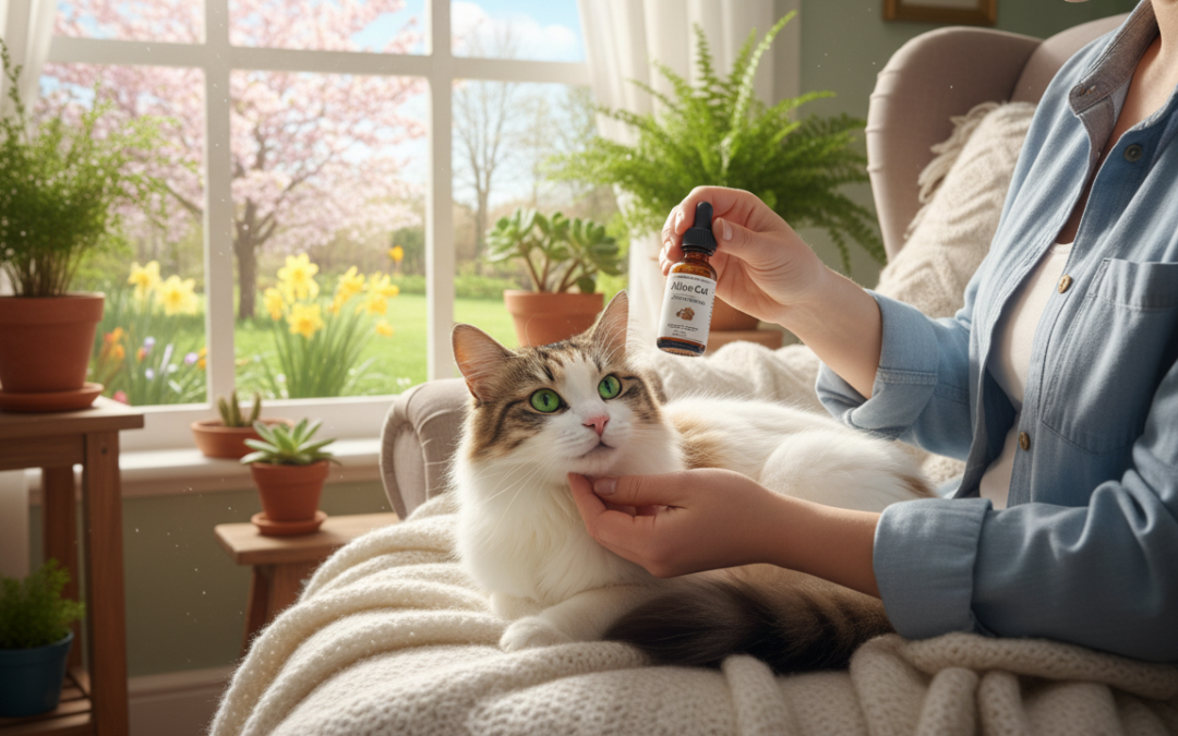 Zdravljenje spomladanskih alergij pri mački – Vse, kar moraš vedeti o tem!