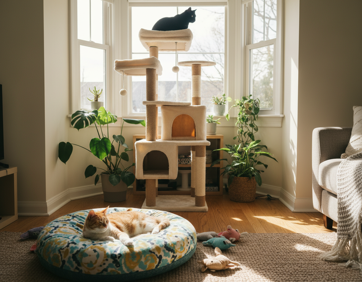 zmanjševanje ločitvene tesnobe pri mačkah