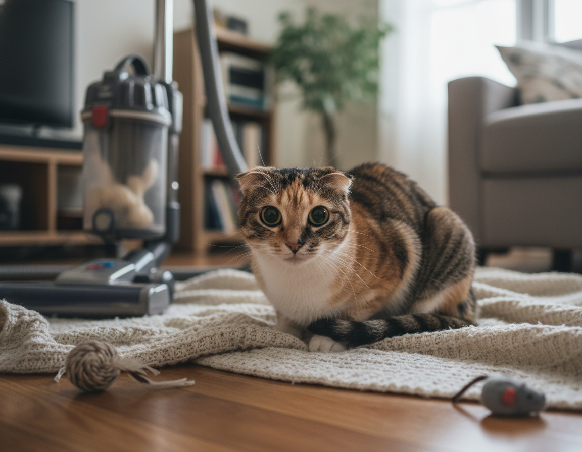 znaki stresnega vedenja pri mačkah