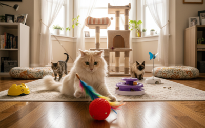 Mačji blog 22 Interaktivne igrače za gibanje mačke – Vse, kar moraš vedeti o tem!