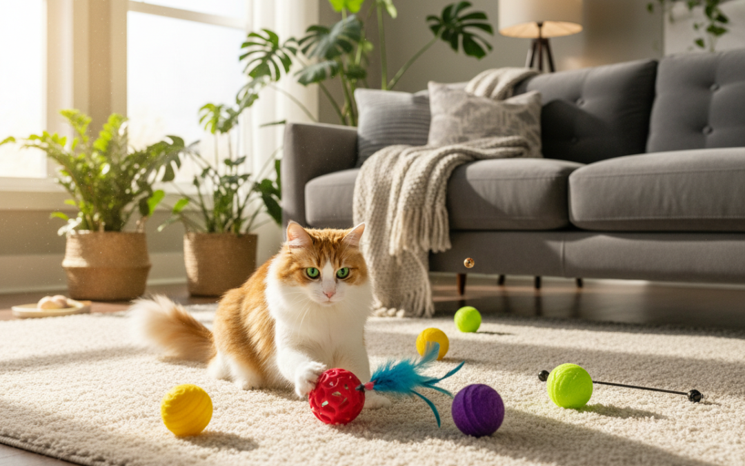 Interaktivne igre z žogicami za mačko – Vse, kar moraš vedeti o tem!