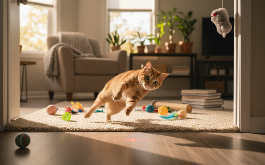 Laserski gibalni trening za mačko – Vse, kar moraš vedeti o tem!