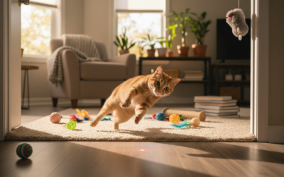 Mačji blog 17 Laserski gibalni trening za mačko – Vse, kar moraš vedeti o tem!