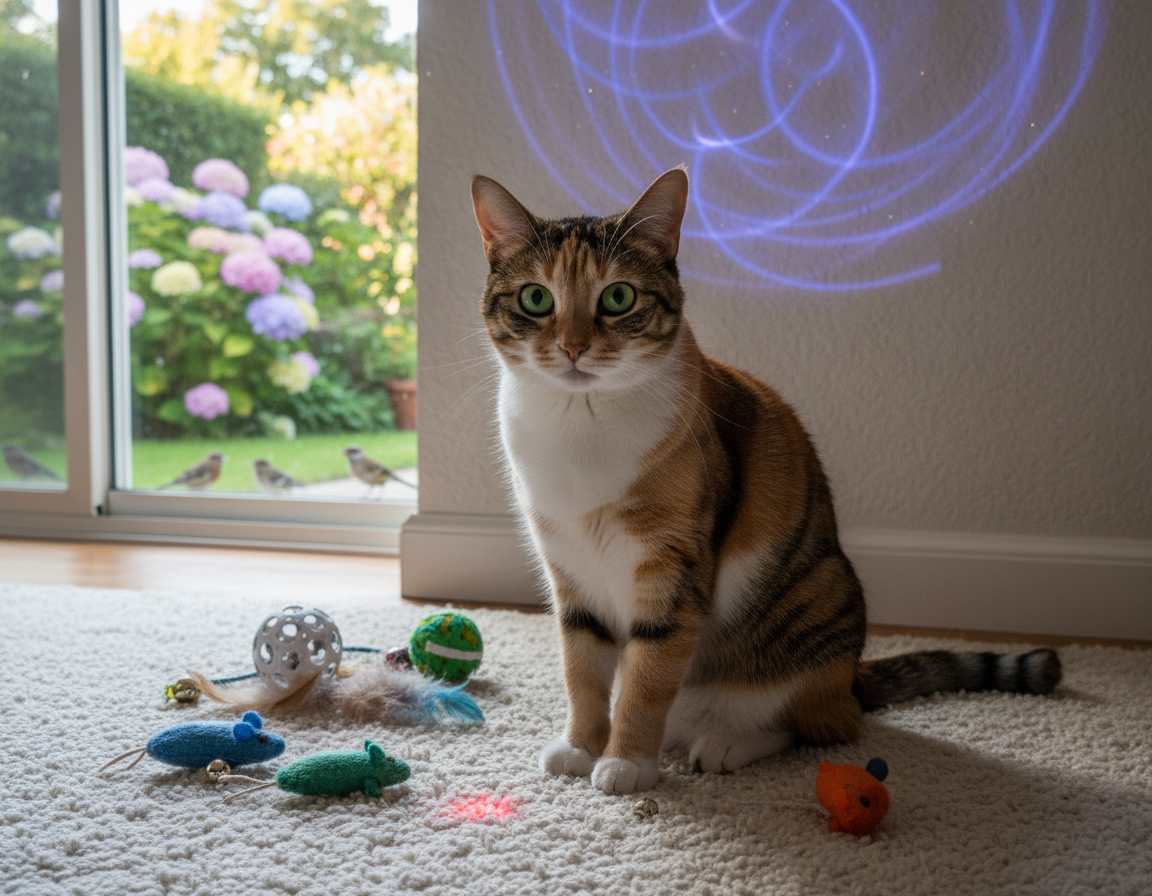 merjenje zaznavnih sposobnosti mačke