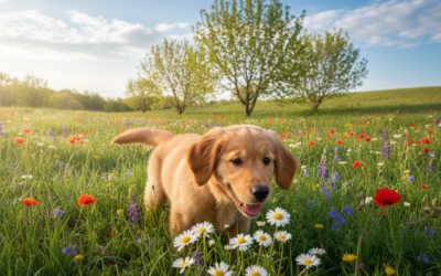 CriskyDog spletni časopis 18 Z mladičkom v naravo spomladi – pomembna osnovna pravila