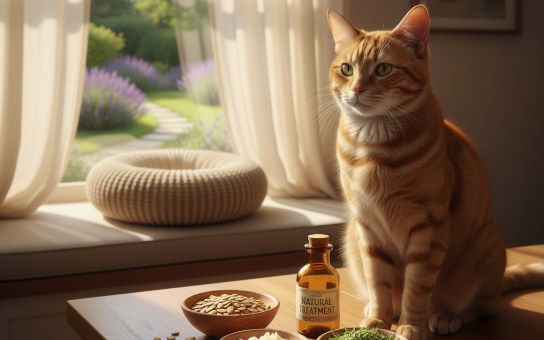 Naravni pripravki proti glistam za mačke – Vse, kar moraš vedeti o tem!