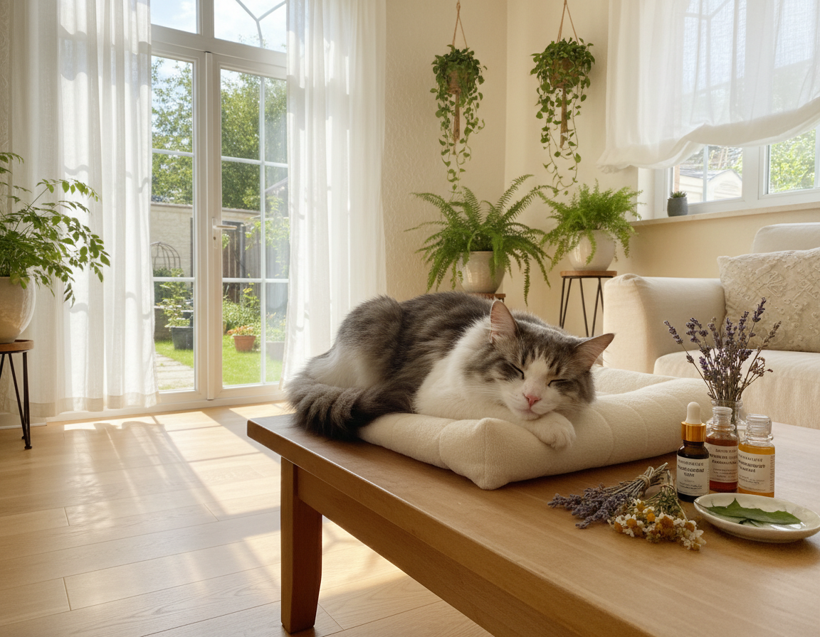 naravno lajšanje bolečin pri mački