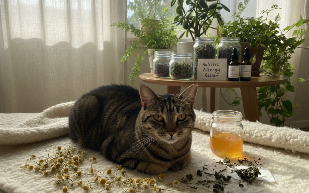 Naravno zdravljenje alergij pri mački – Vse, kar moraš vedeti o tem!