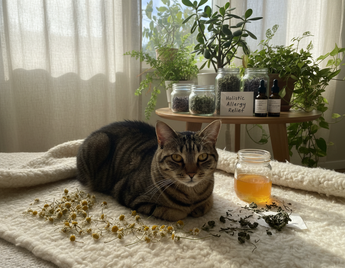 naravno zdravljenje alergij pri mački