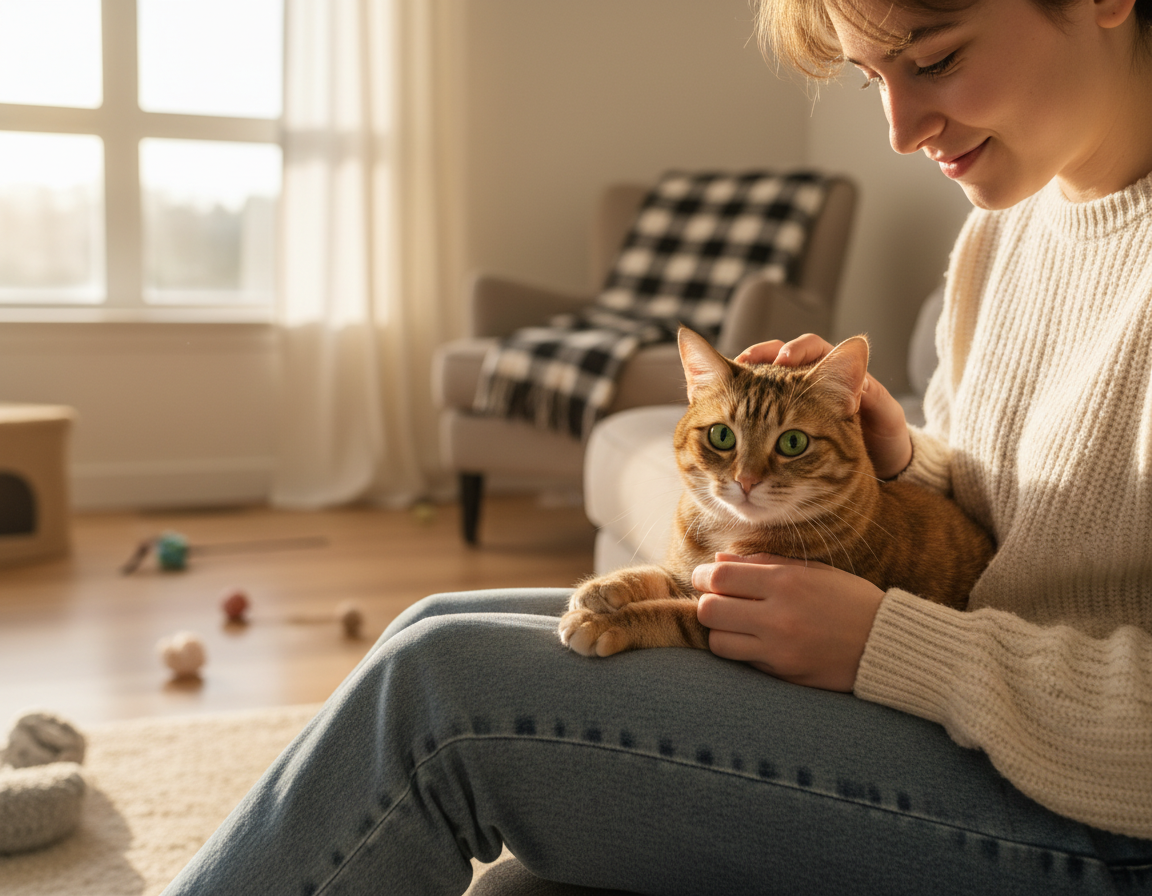 navezanost mačke na skrbnika