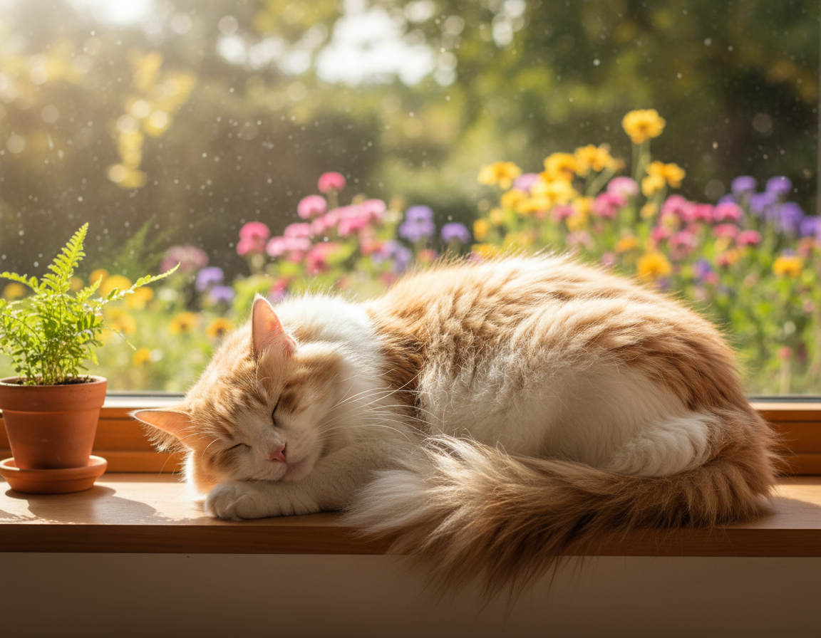 obdobje sieste pri mački