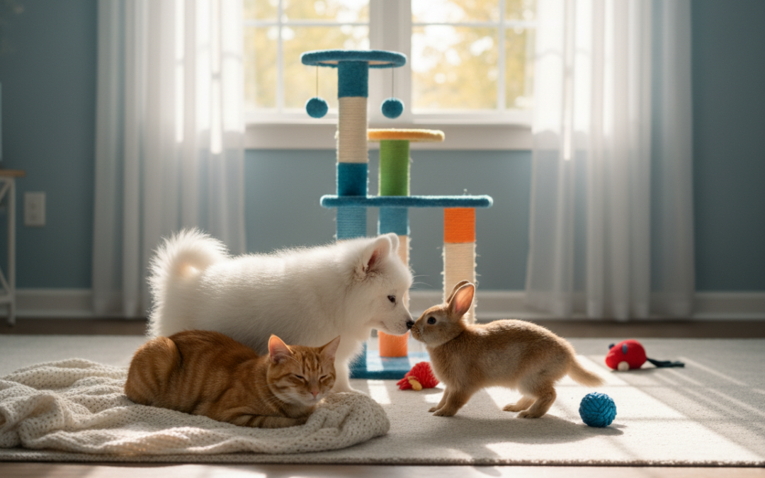 Odnos mačke do drugih hišnih ljubljenčkov – Vse, kar moraš vedeti o tem!