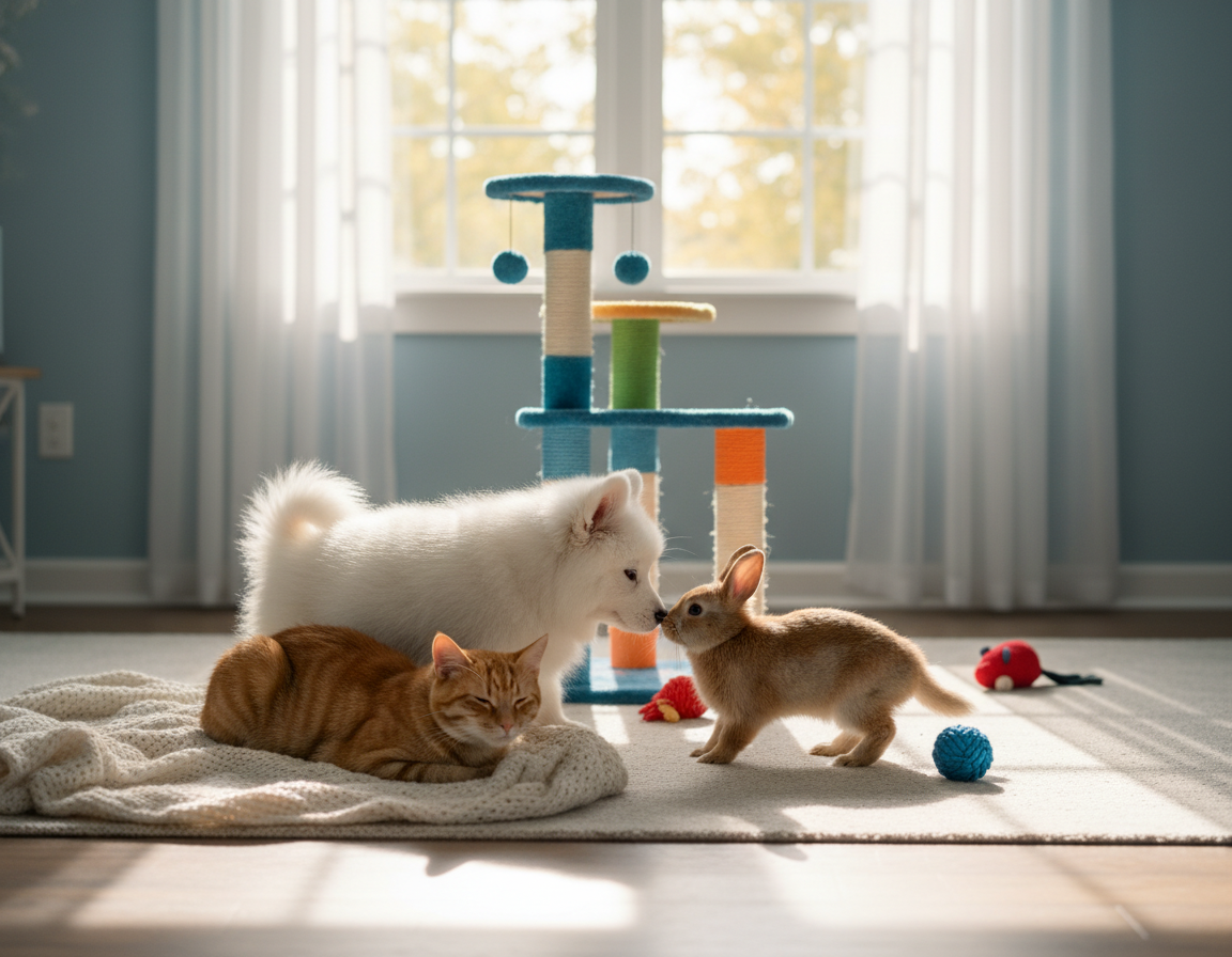 odnos mačke do drugih hišnih ljubljenčkov