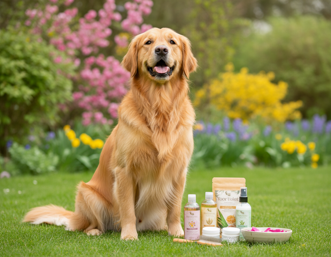 pes-pomlad-nega-koze pes pomlad nega kože