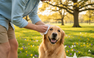 CriskyDog spletni časopis 22 Zakaj je spomladi pomembna nega ušes in oči pri psih?