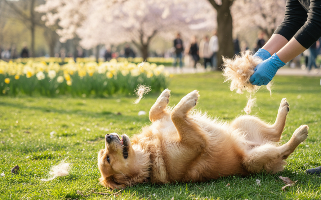 Kako obvladovati menjavanje dlake psa v spomladanskem obdobju?