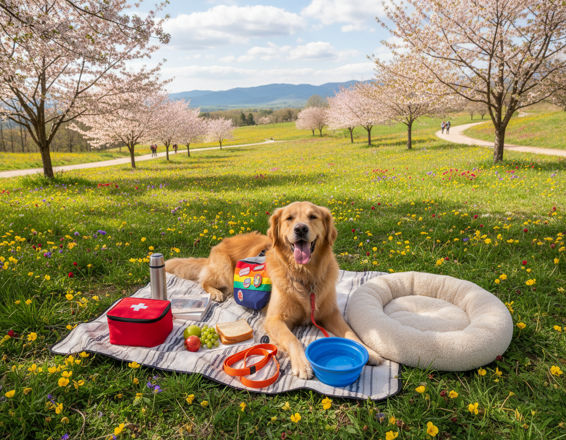 pes pomlad oprema za izlet